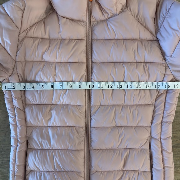 Save The Duck Women's Puffer Jacket-Plumtech Down Alternative-Blush Pink-Size 2 - Picture 16 of 16